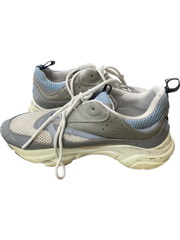 DIOR B22 SNEAKERS LOGO GREY / LIGHT BLUE UNISEX 41