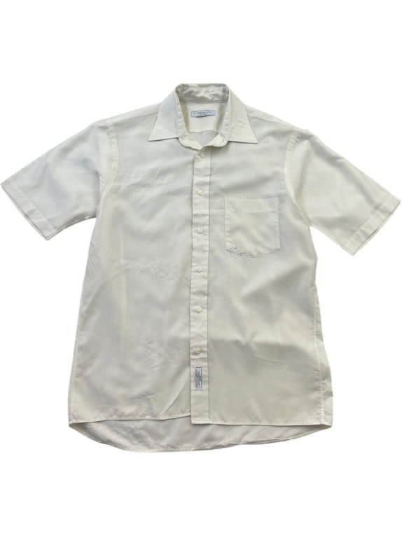 DIOR SHIRT MINIMAL CREAM MEN PRE OWNED