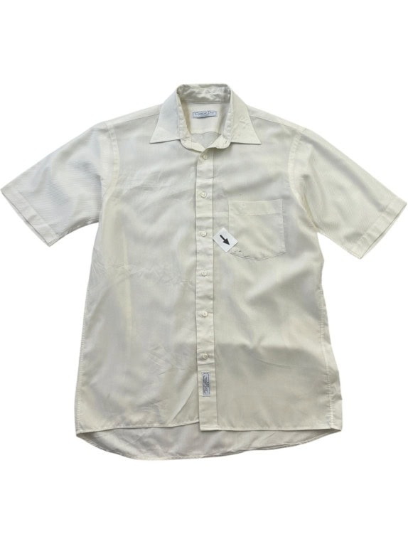 DIOR SHIRT MINIMAL CREAM MEN PRE OWNED