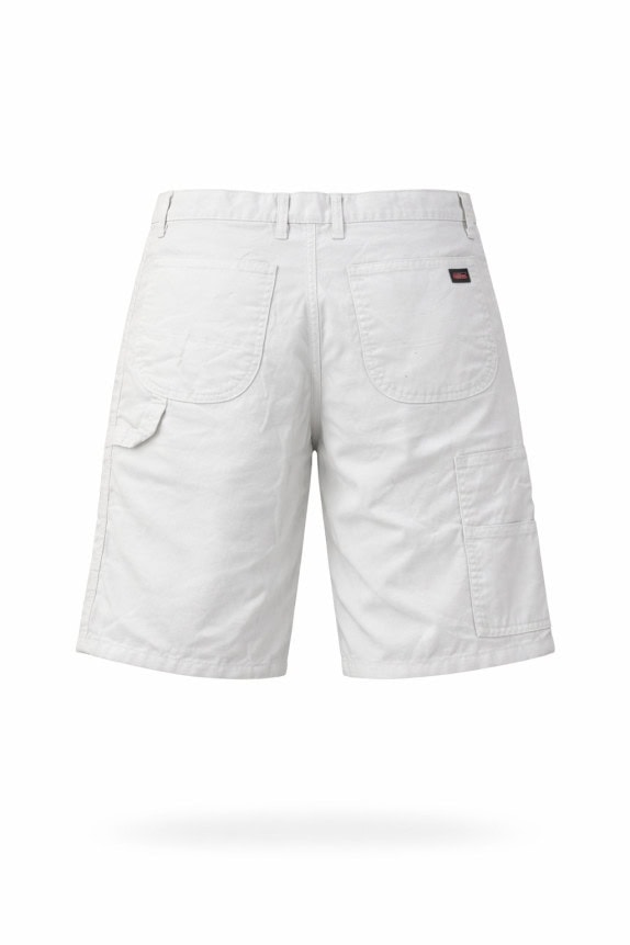 DICKIES DENIM WORKWEAR SHORTS WHITE MEN PRE OWNED L