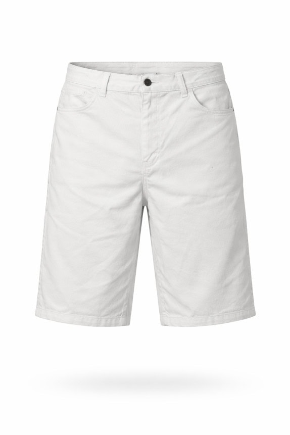 DICKIES DENIM WORKWEAR SHORTS WHITE MEN PRE OWNED L