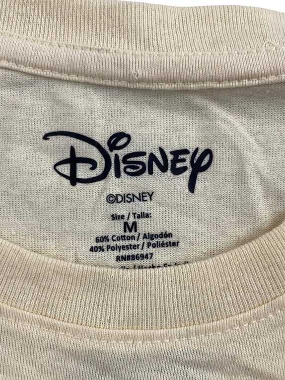DISNEY T-SHIRT HALLOWEEN GRAPHIC CREAM UNISEX M