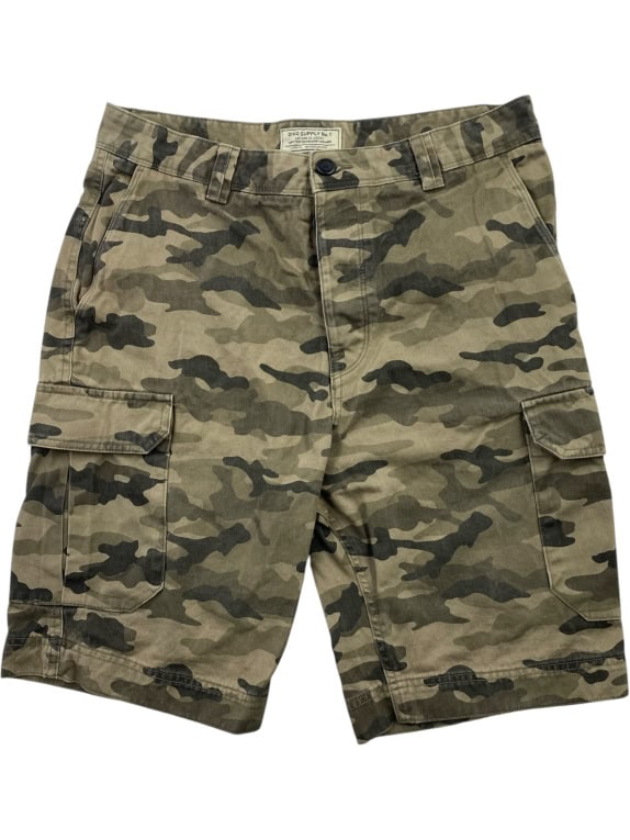 DIVIDED H&M Bermuda cargo military camo kaki da uomo M