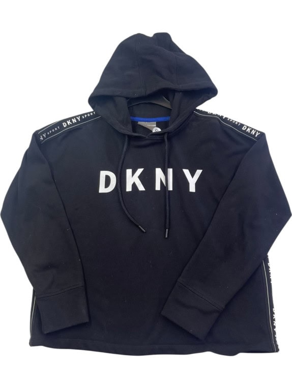 DKNY SPORT HOODIE SPORTSWEAR ΜΑΥΡΟ ΓΥΝΑΙΚΕΙΟ PRE OWNED S