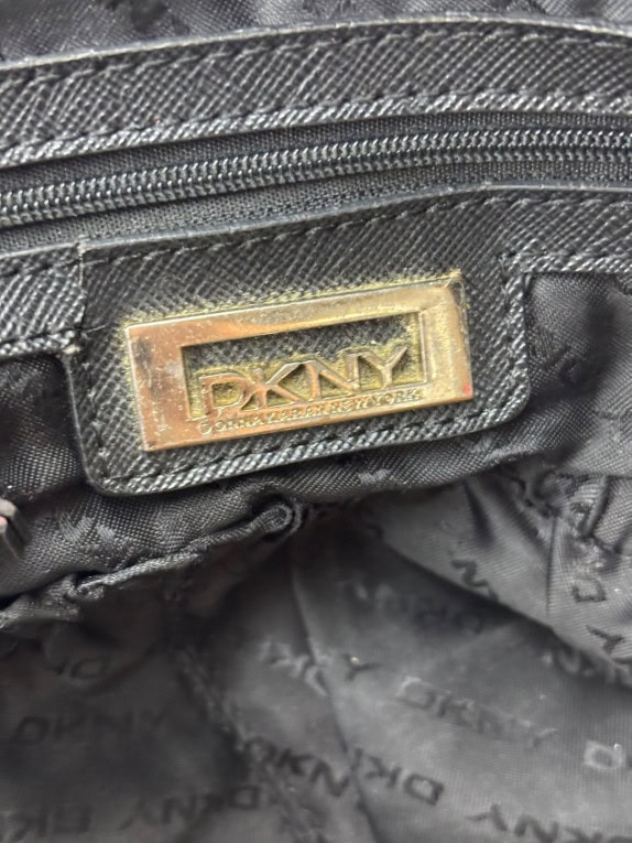 DKNY HANDBAG MINIMAL BLACK WOMENS PRE OWNED