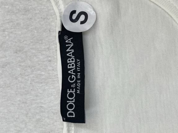 DOLCE GABBANA GRAPHIC TEE WHITE ΑΝΔΡΙΚΟ PRE OWNED S