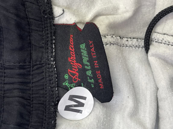 AUSTRALIAN ΠΑΝΤΕΛΟΝΙ ΤΖΟΓΚΕΡ SPORTSWEAR ΜΑΥΡΟ ΑΝΤΡΙΚΟ PRE OWNED M
