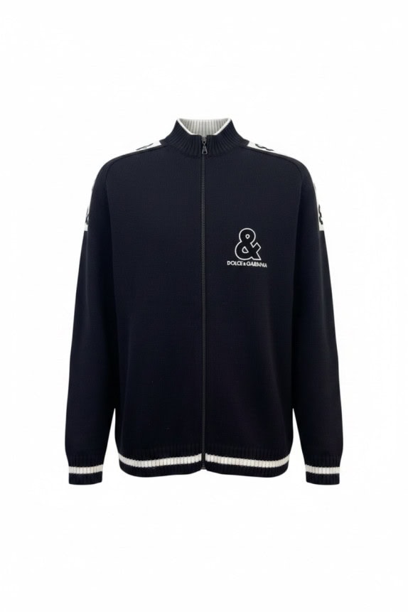 DOLCE GABBANA ΠΛΕΚΤΗ ΖΑΚΕΤΑ SPORTSWEAR NAVY ΑΝΤΡΙΚΟ PRE OWNED M