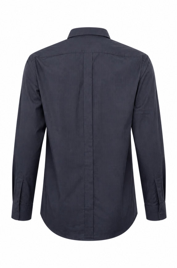 DOLCE GABBANA CAMICIA MINIMAL BLU UOMO PRE OWNED L