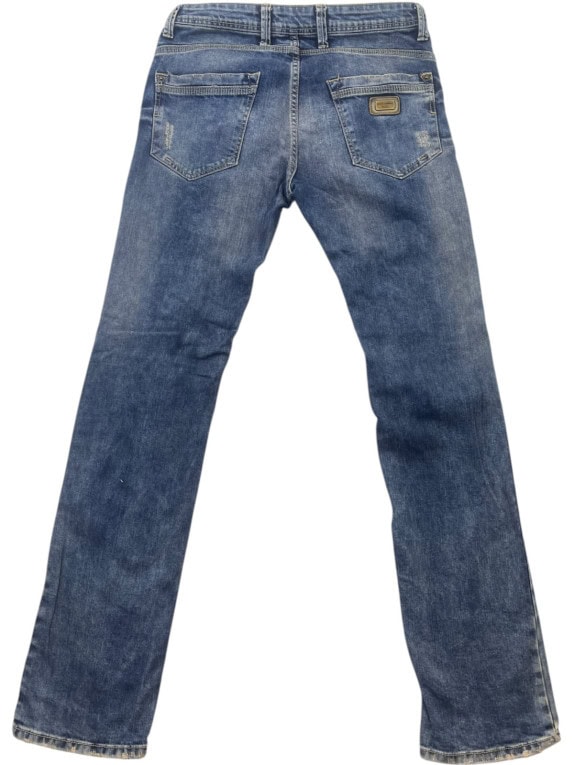 DOLCE GABBANA JEANS DISTRESSED WASHED BLU UOMO PRE OWNED M