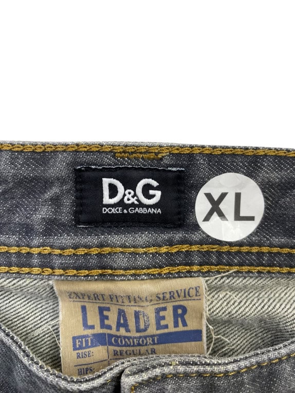 DOLCE GABBANA ΤΖΙΝ ΠΑΝΤΕΛΟΝΙ WASHED FADED BLACK ΑΝΤΡΙΚΟ PRE OWNED XL