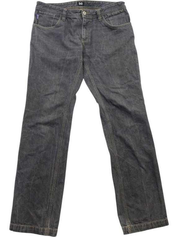 DOLCE GABBANA ΤΖΙΝ ΠΑΝΤΕΛΟΝΙ WASHED FADED BLACK ΑΝΤΡΙΚΟ PRE OWNED XL