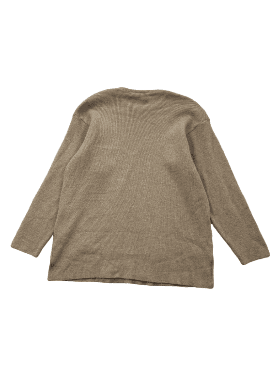 1990s DONALDSON ΠΛΕΚΤΗ ΜΠΛΟΥΖΑ MINIMAL BEIGE ΓΥΝΑΙΚΕΙΟ PRE OWNED L/XL
