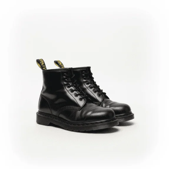 DR. MARTENS 1460 Δερμάτινα Μποτάκια Vintage Logo Μαύρο Unisex EU 38