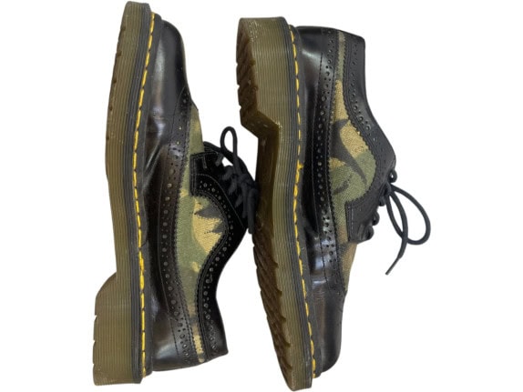 DR MARTENS BROGUES CLASSIC CAMO UNISEX PRE OWNED EU37