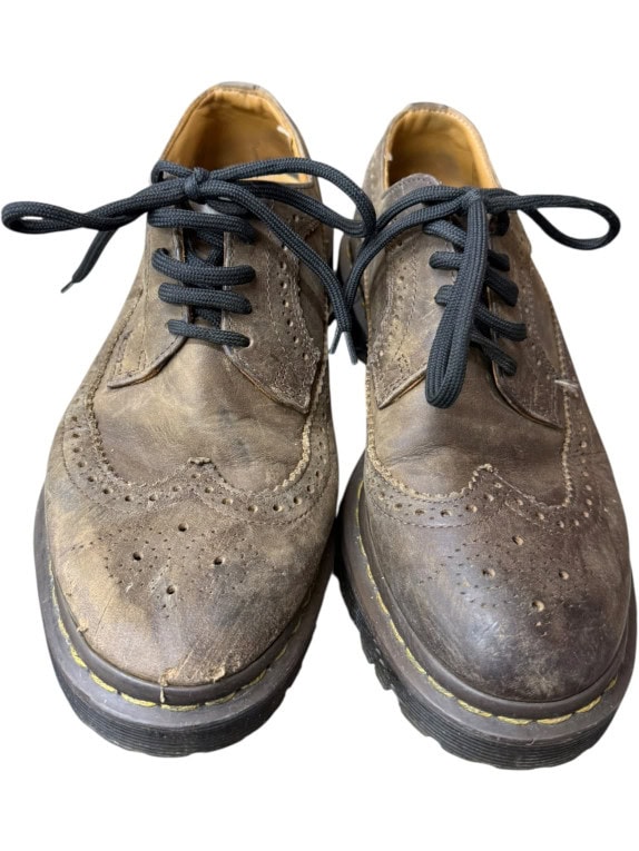 DR. MARTENS Δερμάτινα Brogue Παπούτσια Vintage Καφέ Unisex EU 40