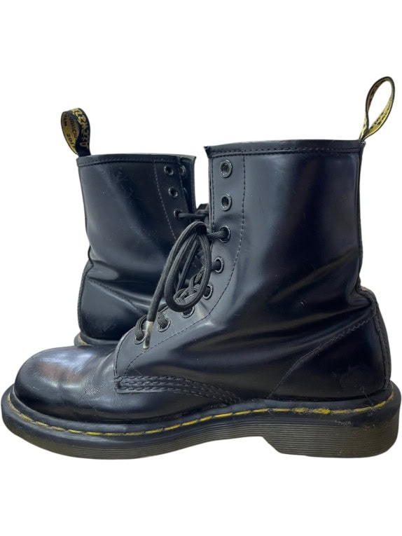 DR. MARTENS Δερμάτινα Μποτάκια Μαύρα 8 Τρύπες Unisex 38