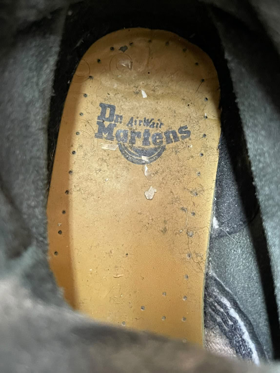 DR. MARTENS Δερμάτινα Μποτάκια Μαύρα 8 Τρύπες Unisex 38