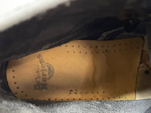 DR MARTENS BOOTS HEAVY BLACK MEN PRE OWNED No 38