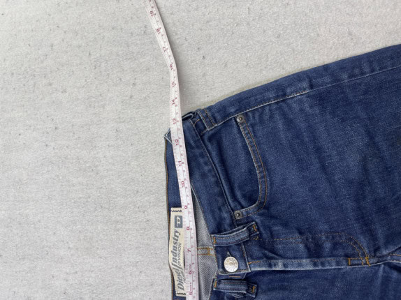 DIESEL SLIM FIT JEANS BLUE WOMEN PRE OWNED XS