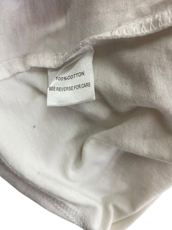 DSQUARED2 ΜΠΛΟΥΖΑ ΜΑΚΡΥΜΑΝΙΚΗ VINTAGE ΜΕ ΣΤΑΜΠΑ ΛΕΥΚΗ ΑΝΔΡΙΚΗ M