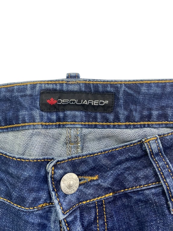 Dsquared2 Jeans slim distressed blu da donna S