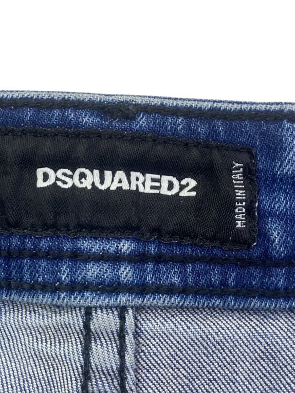 DSQUARED2 ΠΑΝΤΕΛΟΝΙ JEAN SLIM FIT ΜΠΛΕ UNISEX XS