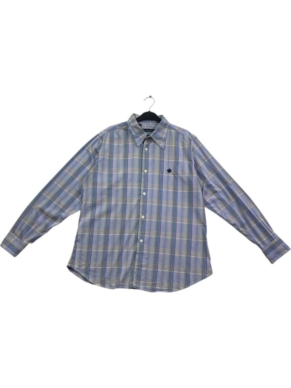 DSQUARED2 Plaid Shirt Multicolored Men's XL