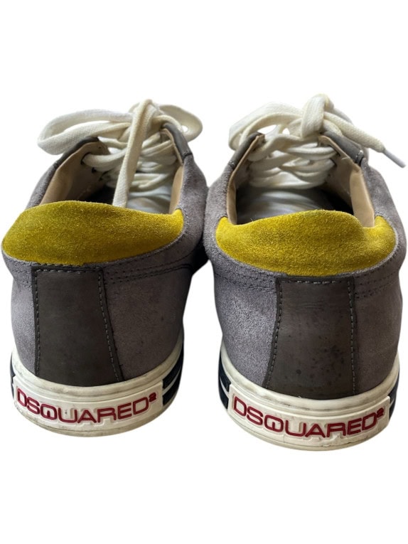 DSQUARED2 SNEAKERS RETRO ΓΚΡΙ UNISEX PRE OWNED EU 40