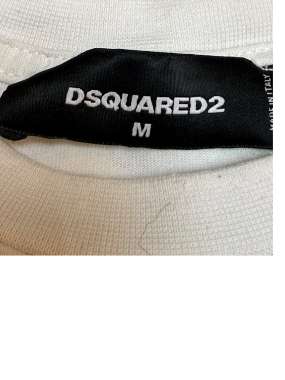 Dsquared2 T-Shirt Big Logo Graphic Λευκό Unisex M