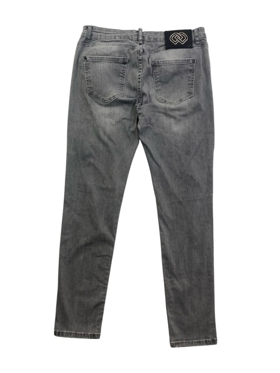 DSQUARED2 Τζιν Παντελόνι CASUAL με Σκισίματα & Λογότυπο Γκρι UNISEX M
