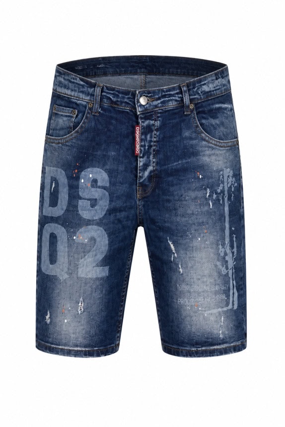 DSQUARED2 ΤΖΙΝ ΣΟΡΤΣ GRAPHIC ΜΠΛΕ ΑΝΤΡΙΚΟ PRE OWNED XL