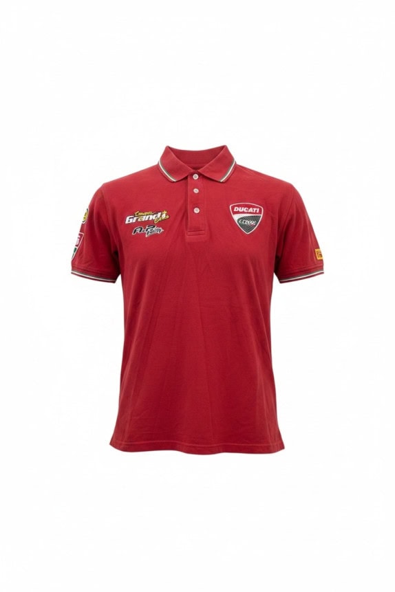 DUCATI POLO SHIRT RACING RED ΑΝΤΡΙΚΟ PRE OWNED