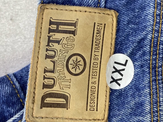 DULUTH TRADING CO CARGO PANTS WORKWEAR BLUE MENS PRE OWNED XXL