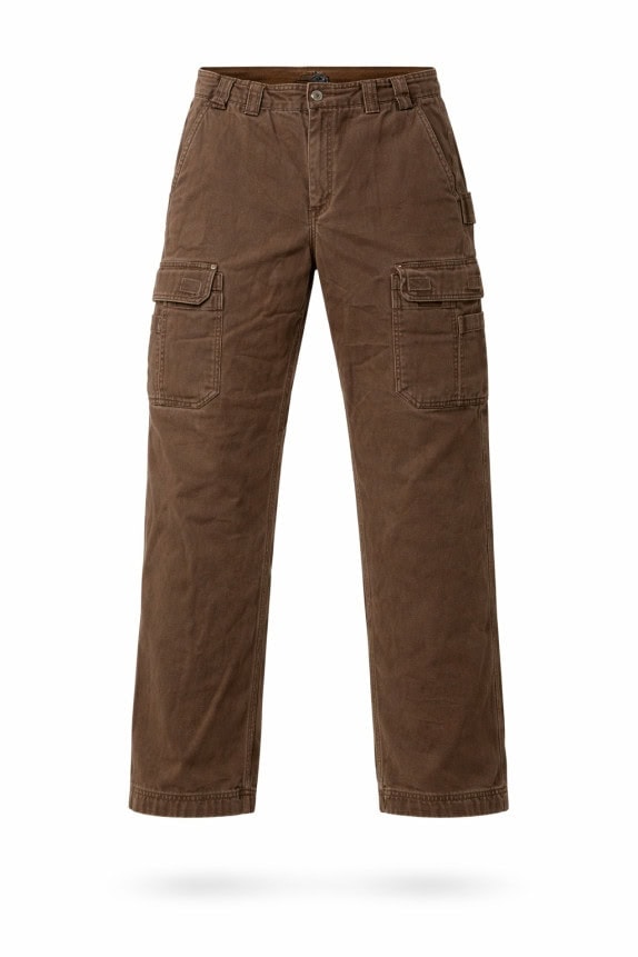 DUNHILL CARGO PANTS UTILITY BROWN ΑΝΤΡΙΚΟ PRE OWNED L