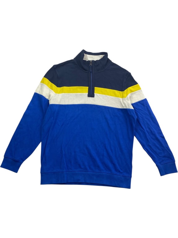 DUNMORE Φούτερ Half-Zip Casual Logo Μπλε Ανδρικό XL