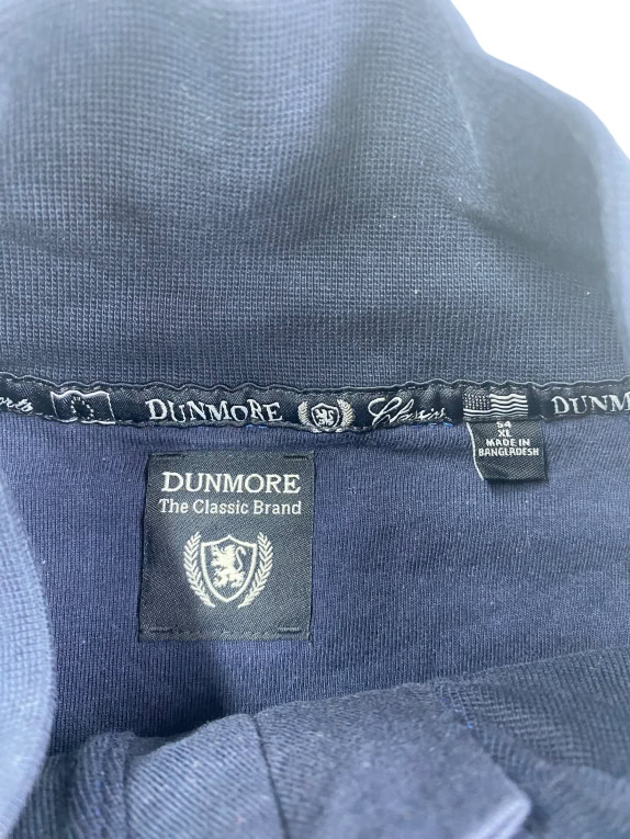 DUNMORE Μπλούζα Polo Ριγέ Casual Logo Μπλε Ανδρικό XL
