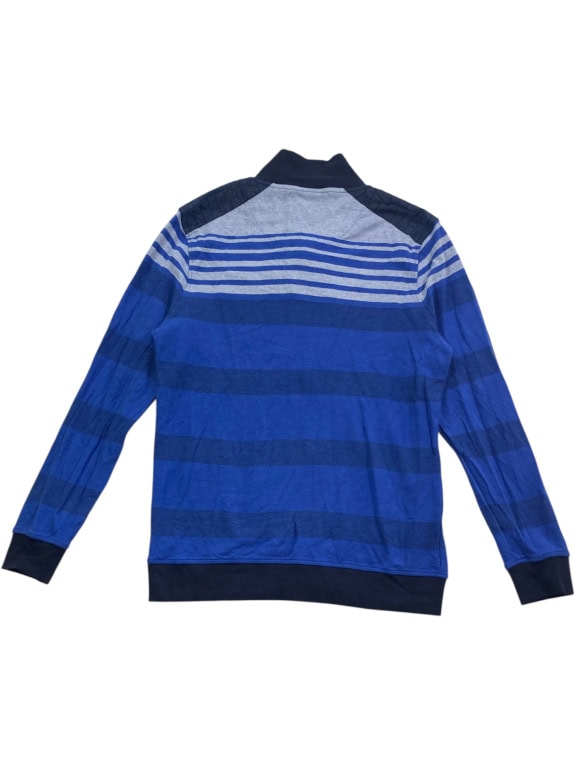 DUNMORE Μπλούζα Polo Ριγέ Casual Logo Μπλε Ανδρικό L