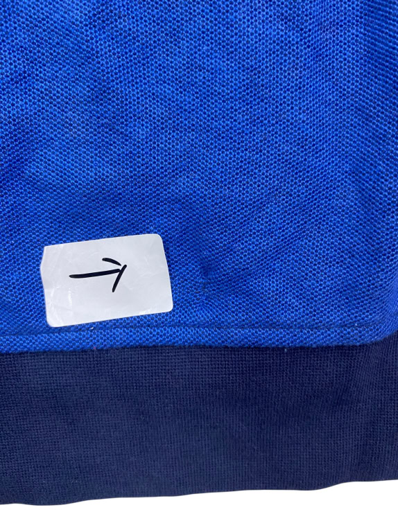 Dunmore Sweatshirt Casual Mock Neck Κουμπιά Λογότυπο Μπλε Ανδρικό XL