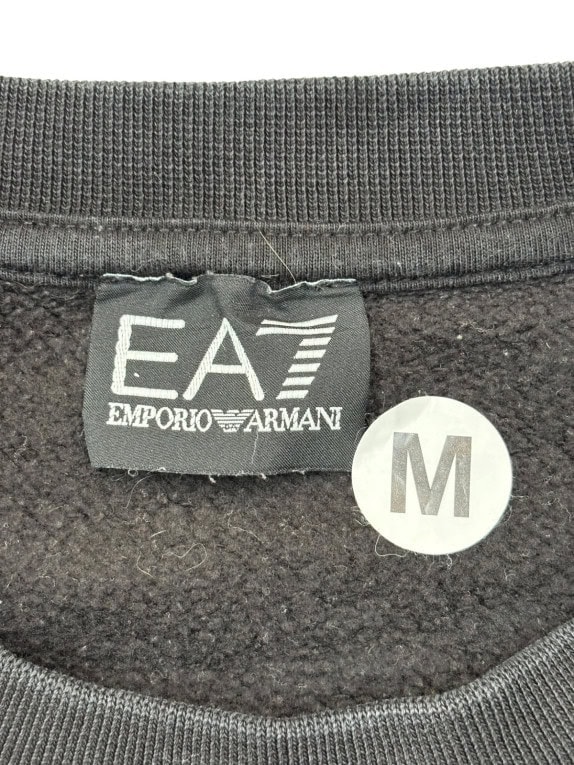 EA7 EMPORIO ARMANI ΚΡΟΥΝΕΚ ΦΟΥΤΕΡ MINIMAL ΜΑΥΡΟ ΑΝΤΡΙΚΟ PRE OWNED M