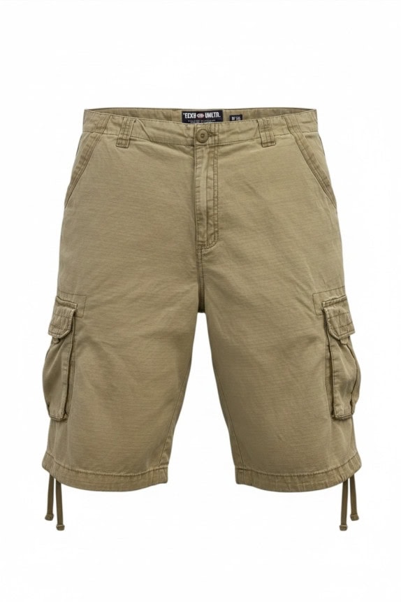 ECKO UNLTD BERMUDA CARGO UTILITY BEIGE UOMO PRE OWNED 3XL