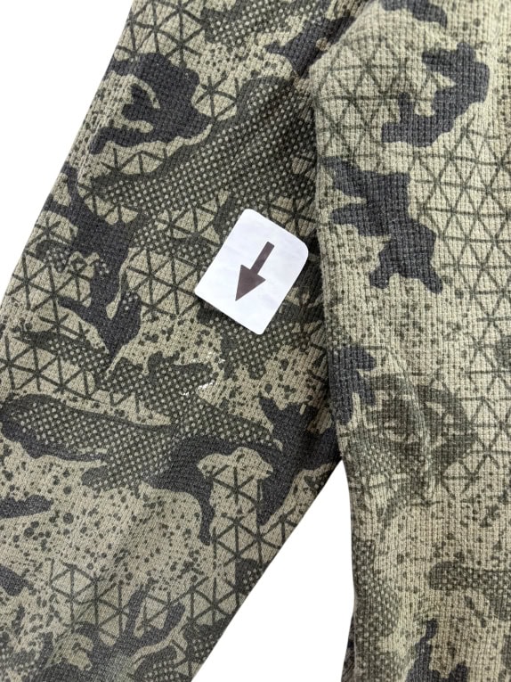 ECKO UNLTD. ΜΠΛΟΥΖΑ ΜΑΚΡΥΜΑΝΙΚΗ WAFFLE KNIT CAMO KHAKI UNISEX L