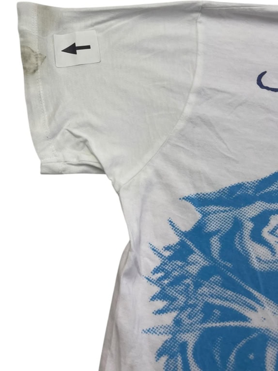 ED HARDY GRAPHIC TEE Y2K OFF WHITE ΓΥΝΑΙΚΕΙΟ PRE OWNED