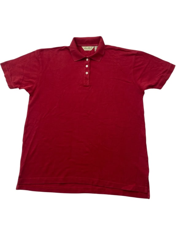 Eddie Bauer Κόκκινο Polo Shirt