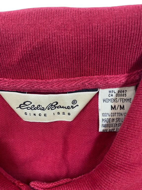 Eddie Bauer Κόκκινο Polo Shirt