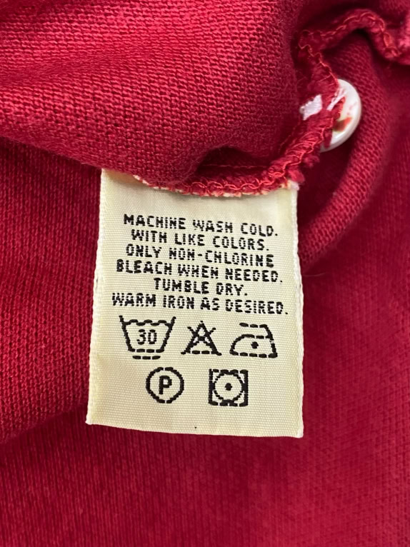 Eddie Bauer Κόκκινο Polo Shirt