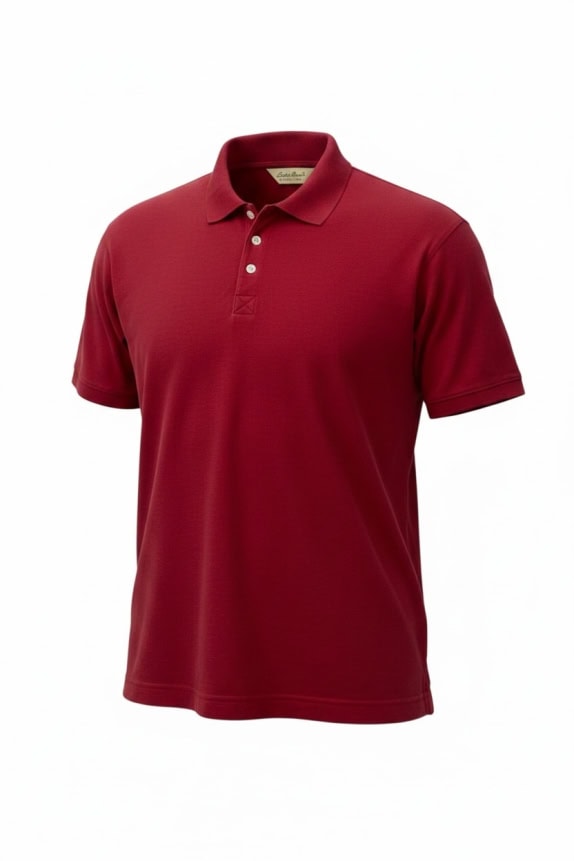 Eddie Bauer Κόκκινο Polo Shirt
