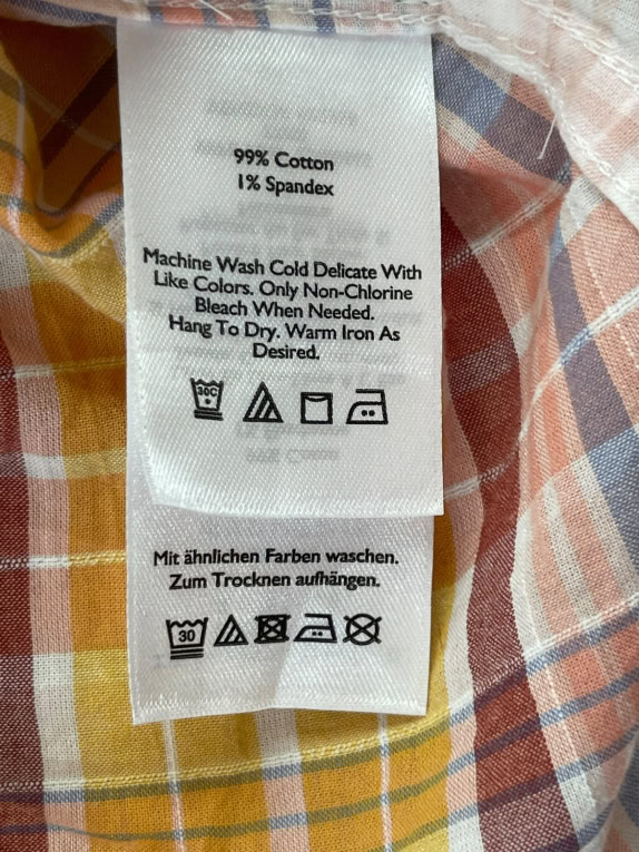 EDDIE BAUER ΚΟΝΤΟΜΑΝΙΚΟ ΠΟΥΚΑΜΙΣΟ CLASSIC ΚΑΡΟ ΠΟΛΥΧΡΩΜΟ ΓΥΝΑΙΚΕΙΟ PRE OWNED M