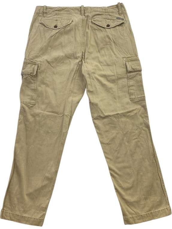 EDDIE BAUER CARGO PANTS UTILITY BEIGE MENS PRE OWNED L
