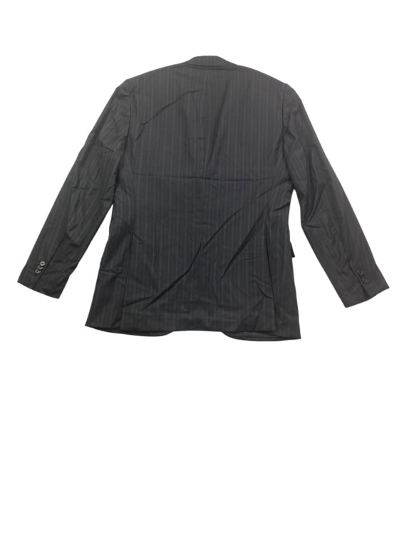 Eddie Bauer Blazer gessato grigio da uomo L
